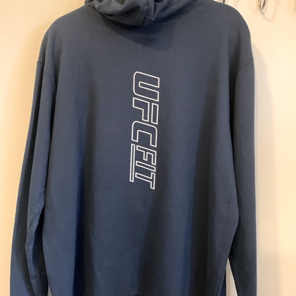UFC GYM MENS HOODIE COLOR NAVY BLUE SIZE SMALL NWT - Picture 7 of 7